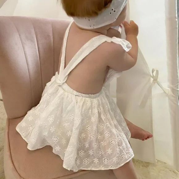 Strawberry Dress Second Birthday Romper Dress Clothes Berries outfit bodysuit - Picture 7 of 7